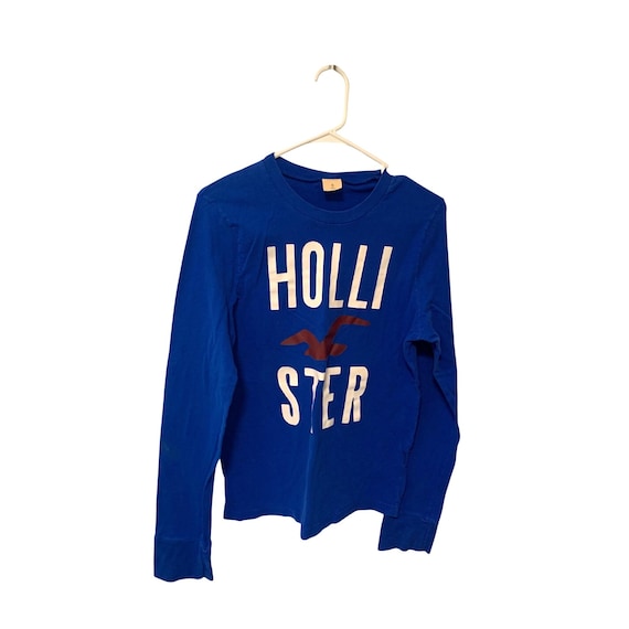 Vintage Y2K Hollister Mens Size Small Long Sleeve Pullover Tee