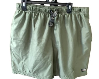 Guide Series Mens Size XL Green Swim Trunks Shorts polyester