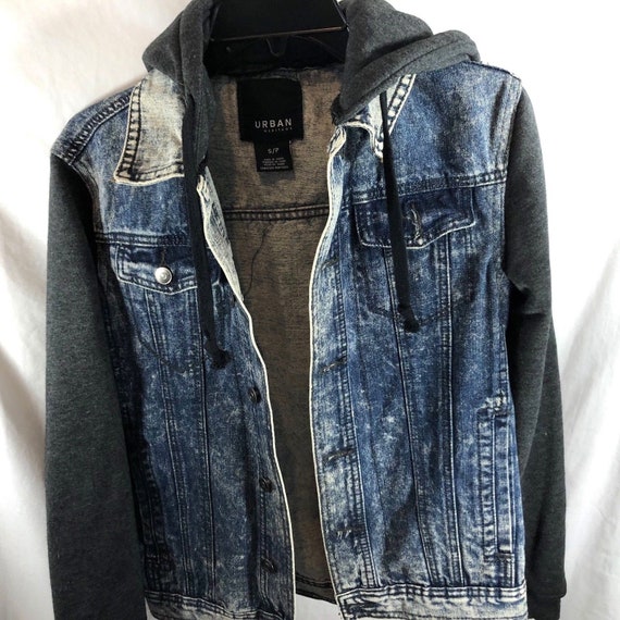 sweatshirt jean jacket womens
