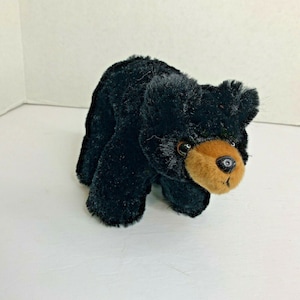 Bearington Bear Collection Plush Black Bear Stuffed Animal Toy 9 in Lgth