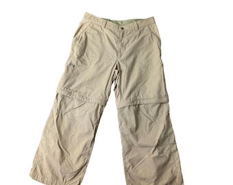 Pantalon De Pêche Convertible Columbia PFG Homme 36x30 - Vert Cargo - Occasion