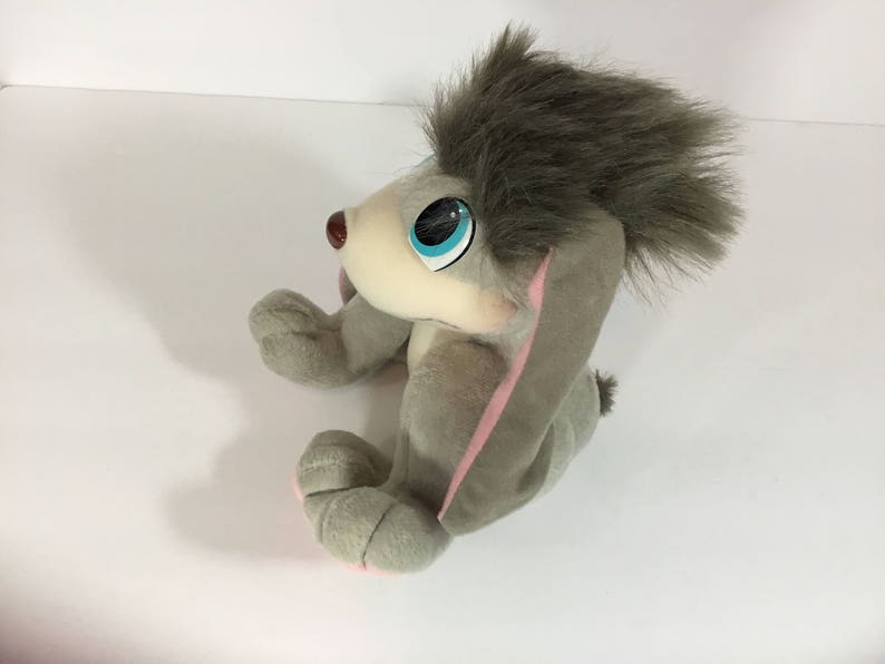 Equity Importing 1997 Plush Dog Pooka Flapping Ears 8 Tall Square Belly