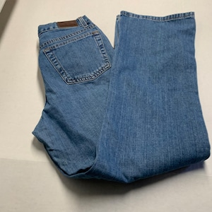 Calvin Klein Jeans Womens Sz 6 Vintage High Rise Mom Jeans Bootcut Double Stone Wash