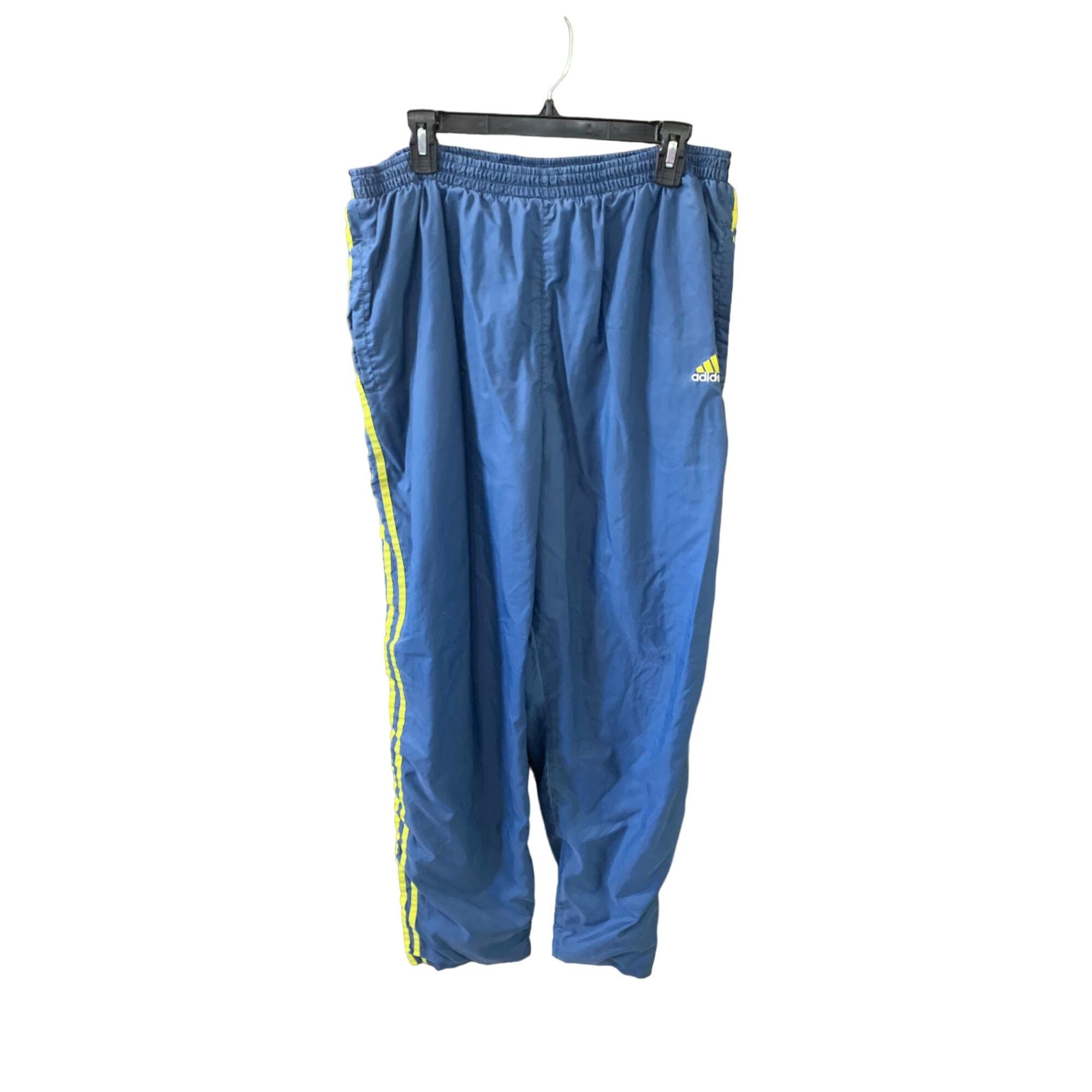 adidas 80s Track Pants ヴィンテージジャージ 貴重 Vintage Adidas Track Pants Size L 80s 90s Jogger Blue