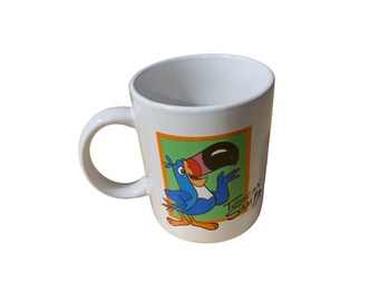 Kellogg Toucan Sam Froot Loops Coffee Cup Mug 2002 White