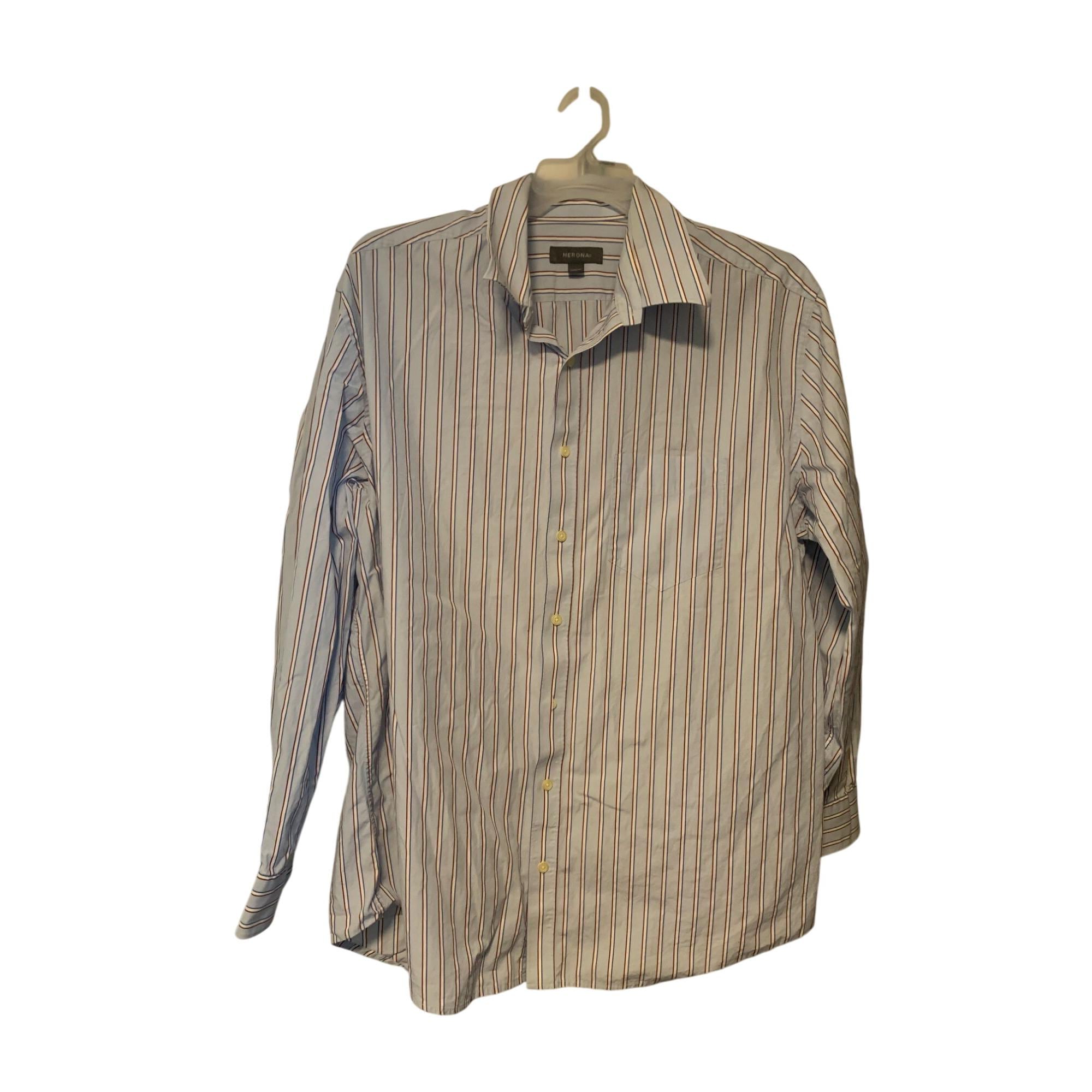 MERONA  シャツ Merona Ultimate Shirt Men's Size L Red Black White Plaid Button