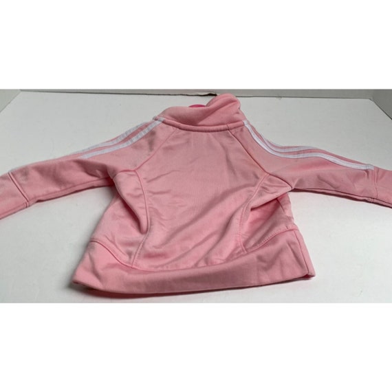 Adidas Girls Baby Infant Size Pink Vintage Full Z… - image 4