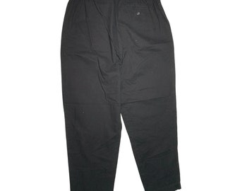 New Basic Editions Boys Size 16 Black Pleated Front Black Pants Tapered y2k