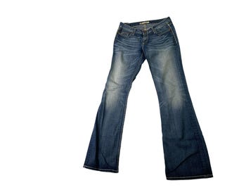 【Levi's】517 y2k flar denim boot cut w31 Y2K Levi's 517 Bootcut Jeans: Slim Fit Black Denim (31