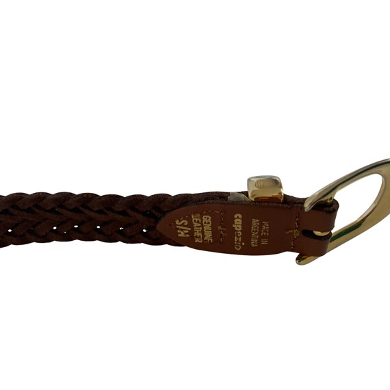 Capezio Womens Size Small Medium S/M Brown Braided Belt  display picture 1