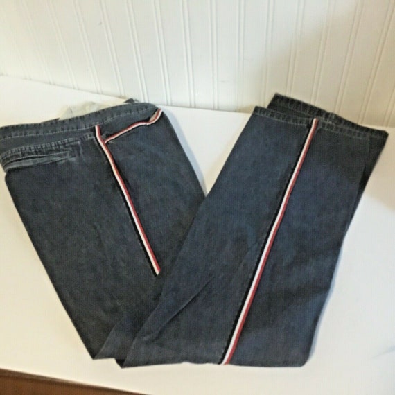 red stripe jeans womens