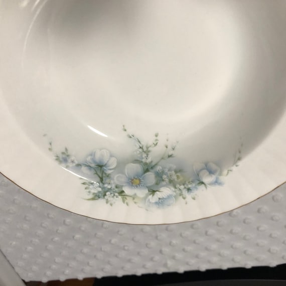 Royal Stafford Bone China 24-4 Apple Blossom Blue Salt /& Pepper Shakers
