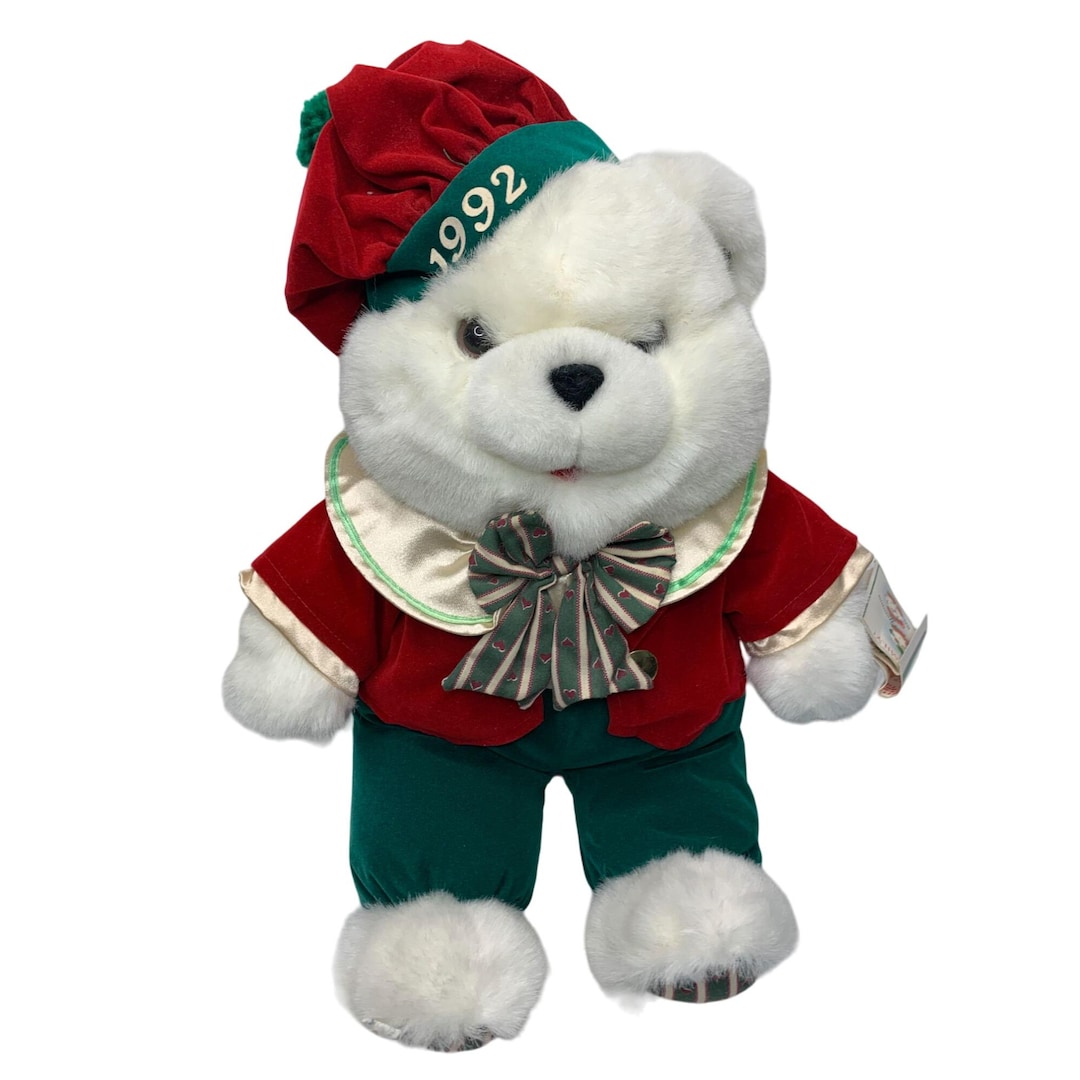 限定＆完品⭐️1998年 YUKATA TEDDY BEAR PEACH33 Petit Japanese Teddy Bear Stuffed Animal Premium Girl Bear