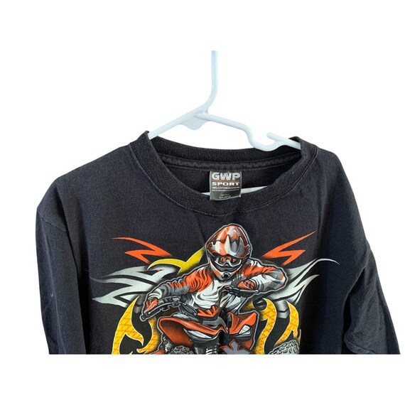 Y2k Grunge GWP Sport Boys Large 10 12 Long Sleeve Tshirt Shirt Tee