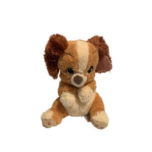 Disney Parks Lady & The Tramp Lady Plush Stuffed Animal Doll Toy Puppy Dog 9.5 in Tall Seated Soft