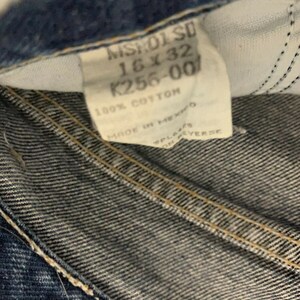 May include: A white tag with black text that reads "MSDI SO 16 x 32 K256-007 100% COTTON MADE IN MEXICO" with additional text on the reverse side.