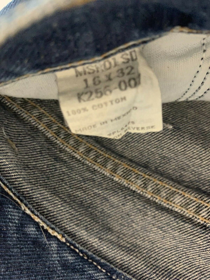 May include: A white tag with black text that reads "MSDI SO 16 x 32 K256-007 100% COTTON MADE IN MEXICO" with additional text on the reverse side.