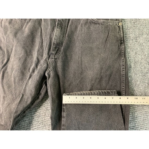 Wrangler Mens Size 36x30 Black Denim Jeans Vintag… - image 4