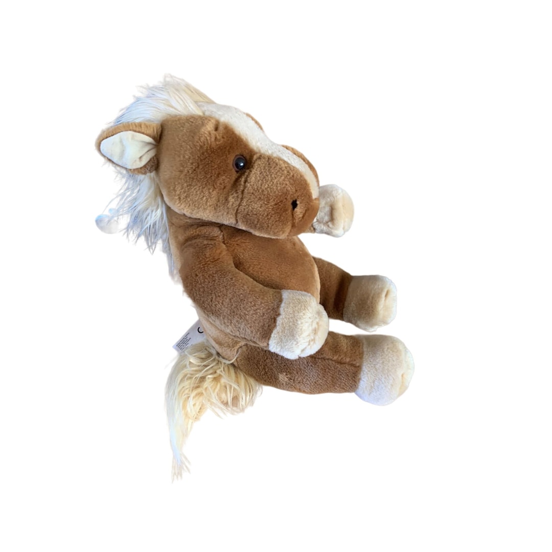 Breyer Paint Plush Horse Stuffed Animal Toy Brown Horseshoe on Foot