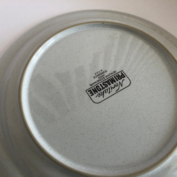 Noritake Primastone Stoneware Japan Sundance Sun Dance 8302 Set of