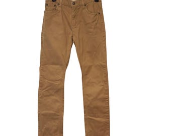 Levis 511 jongens maat 16 R, 28 x 30 slanke beige beige jeansbroek