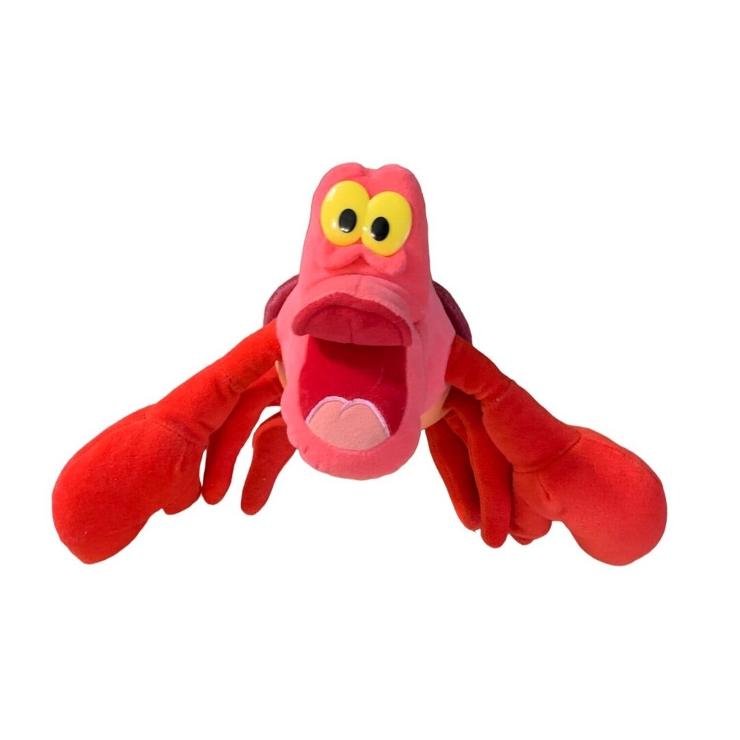 Disney Sebastian Crab Little Mermaid Plush Stuffed Animal Doll Toy 13