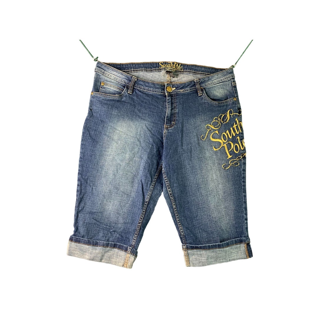 Southpole South Pole Womens Size 18 Capri Cropped Jeans Denim Blue