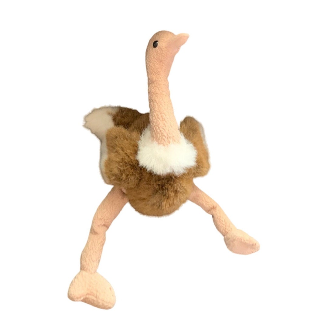 Ty Beanie Buddies Plush Ostrich Stuffed Animal Toy 16 in Tall Etsy
