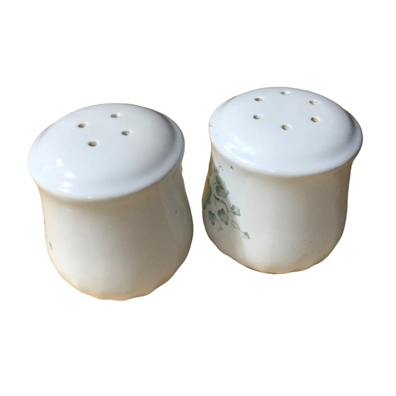 Corelle Callaway Salt and Pepper Shakers Ivy Green Leaves Etsy