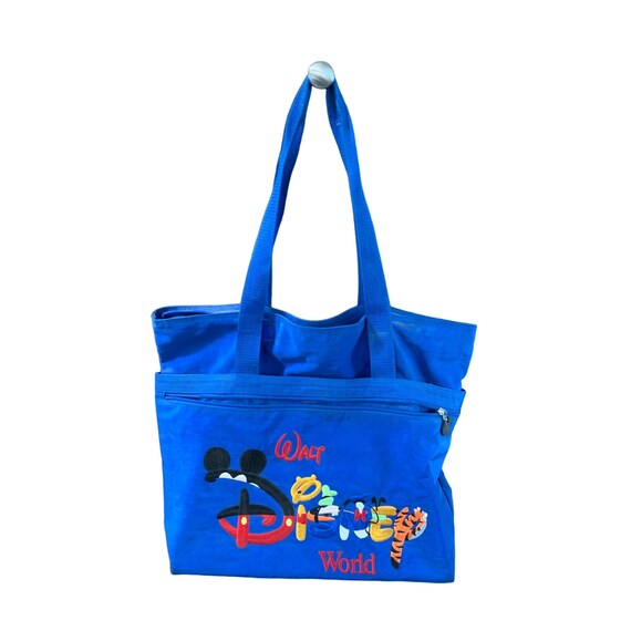 Vintage Walt Disney World Tote Bag Mickey Mouse Design | Classic Disney Mickey Mouse Tote Purse | Classic Mickey Bag | Mickey Mouse  main image 3