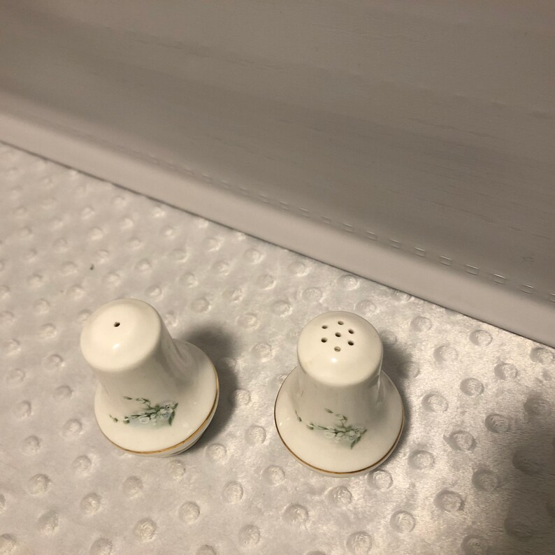 Royal Stafford Bone China 24-4 Apple Blossom Blue Salt /& Pepper Shakers