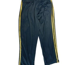 adidas pants gold
