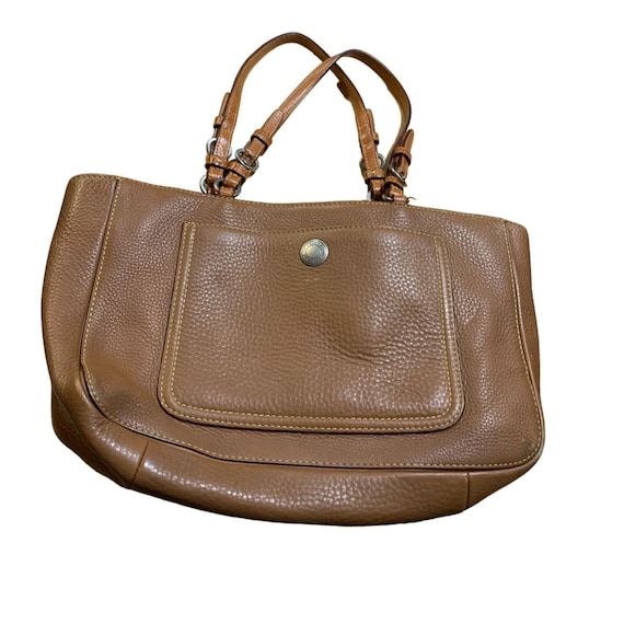 バッグ Coach Vintage One Shoulder Bag Brown VINTAGE COACH CROSSBODY SHOULDER MESSENGER BAG BROWN LEATHER