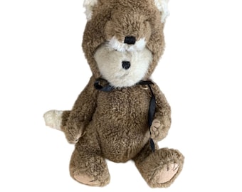 Boyds Bears Plush Stuffed Bear in Big Bad Wolf Costume Dress Up 12 in Tall Brown Matthew H.
