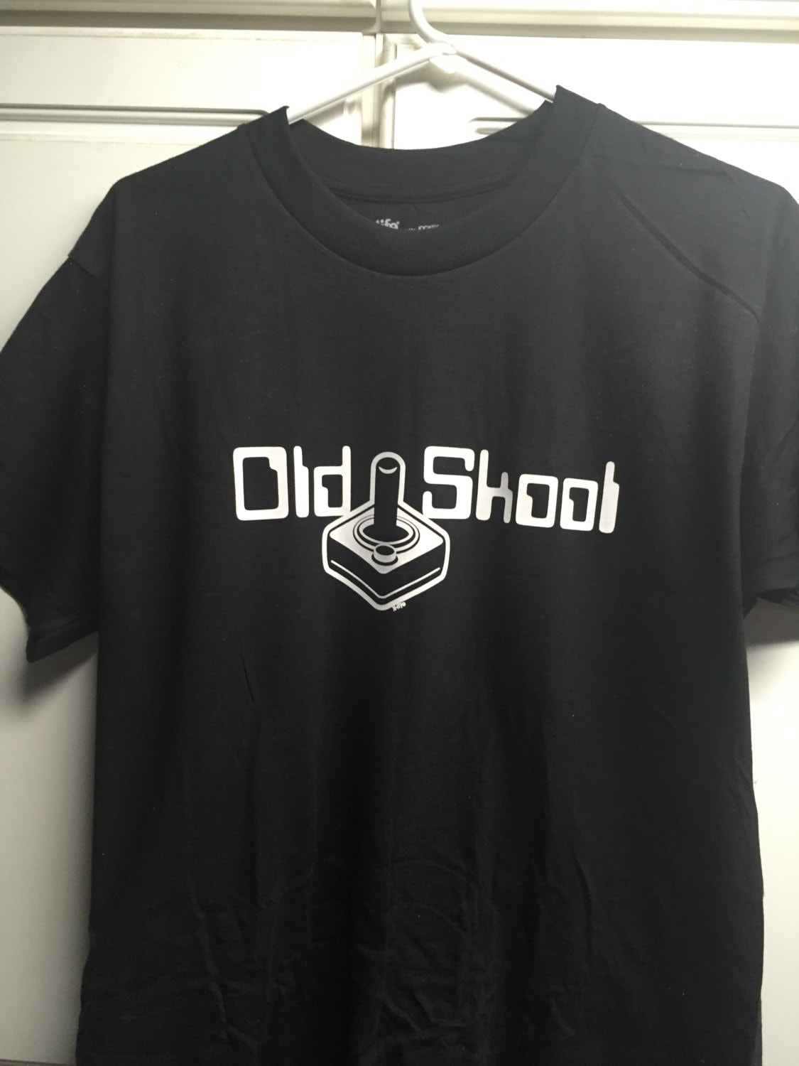 Old School Black Tee Tshirt T Shirt Mens Joy Stick Controller Fun Cotton Etsy UK