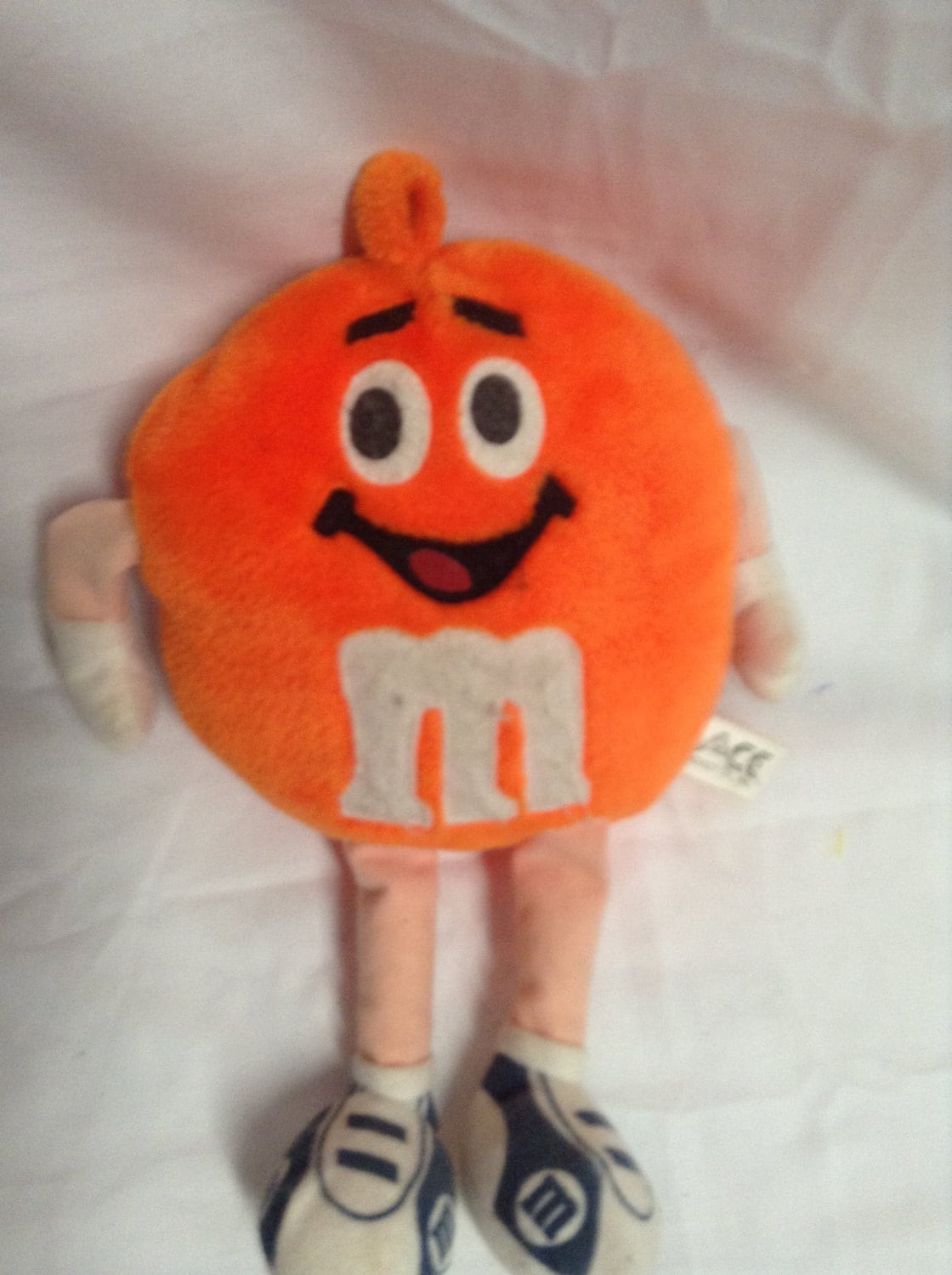 エース ノベルティ オレンジ ぬいぐるみ M & M ぬいぐるみ 高さ11