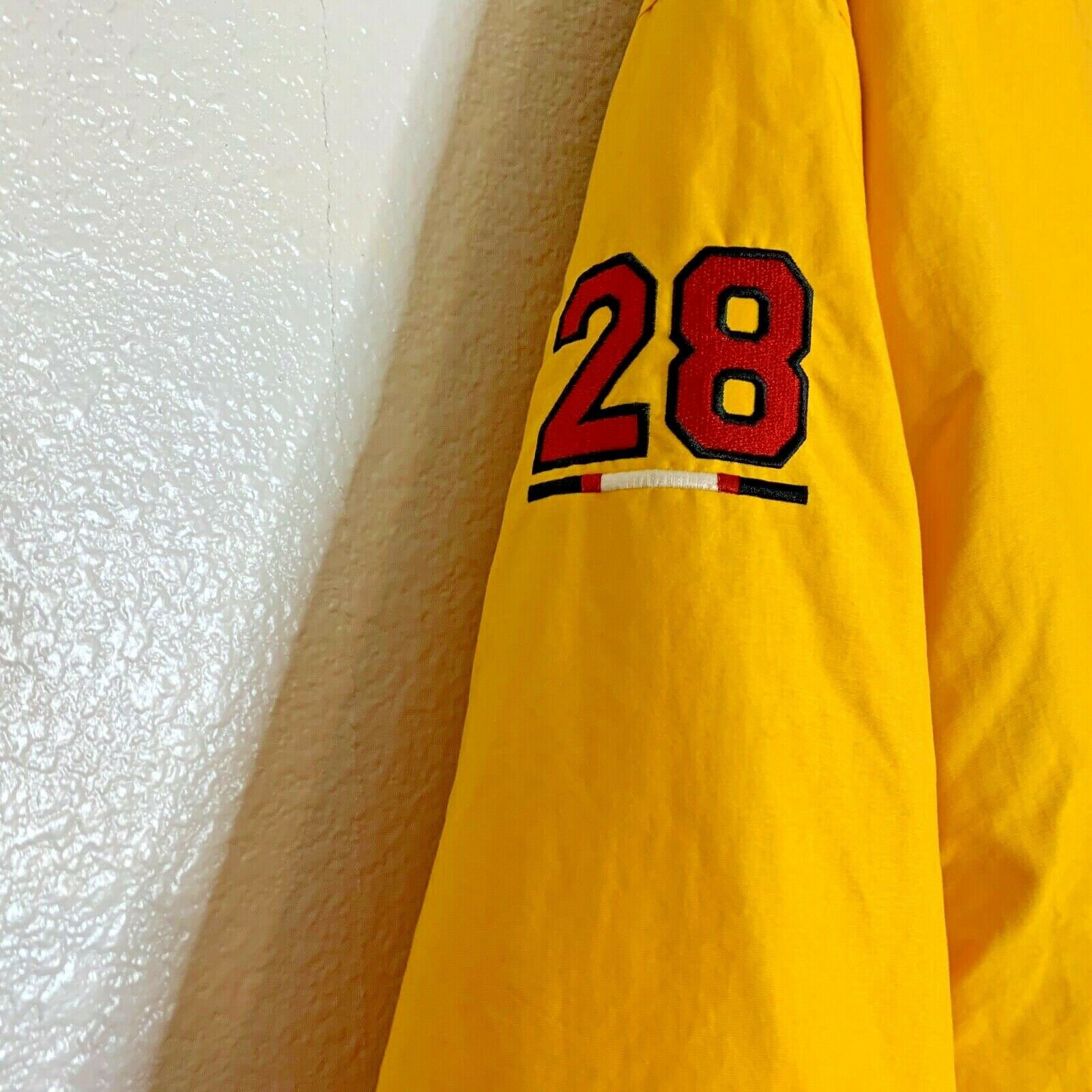 Disney Store Mens Sz L Winter Jacket Coat Hood in Collar Yellow  display picture 1