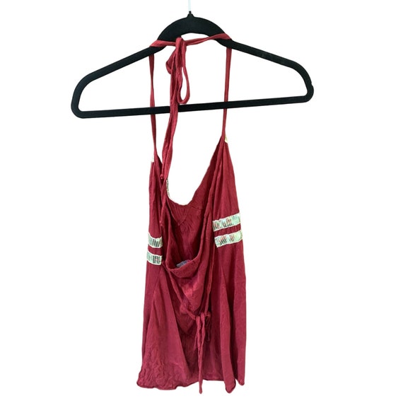 Volume One Juniors Medium Burgundy Tank TOp Shirt… - image 2