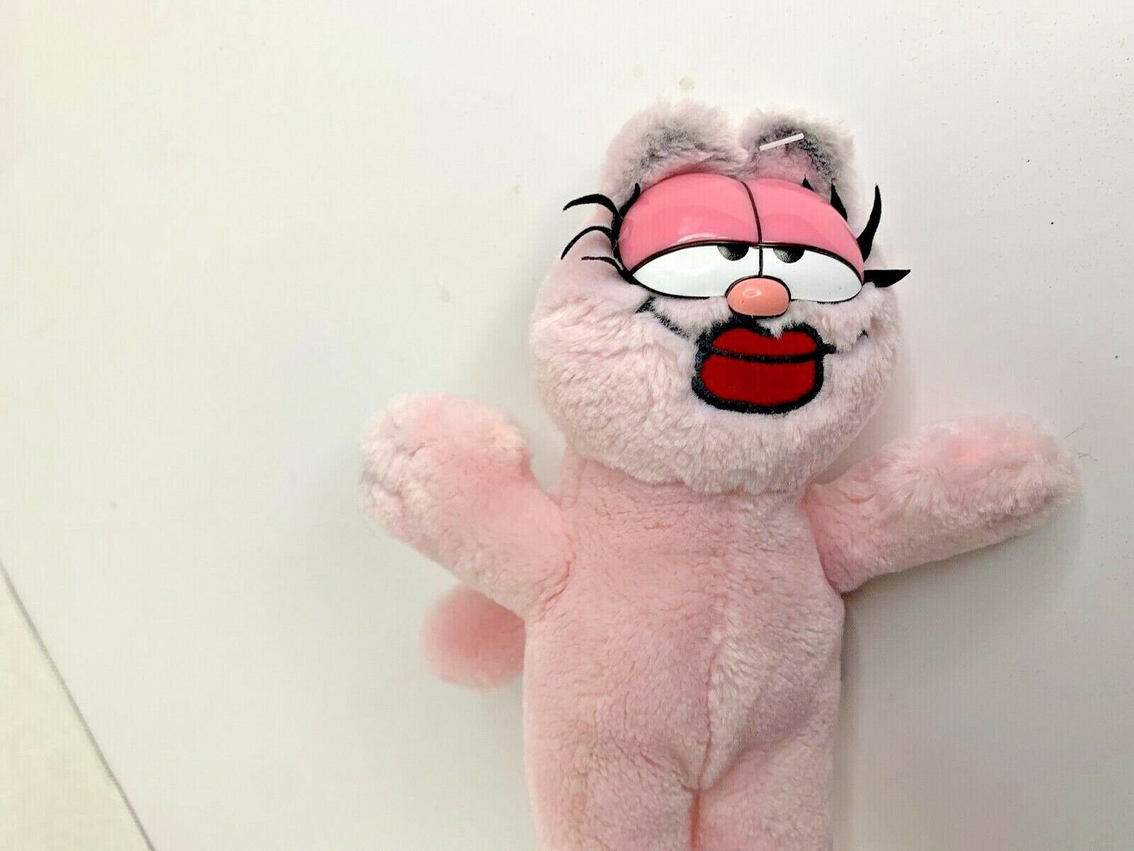 Garfield Plush Stuffed Animal Toy Dog Arlene Pink 9 in Tall Etsy