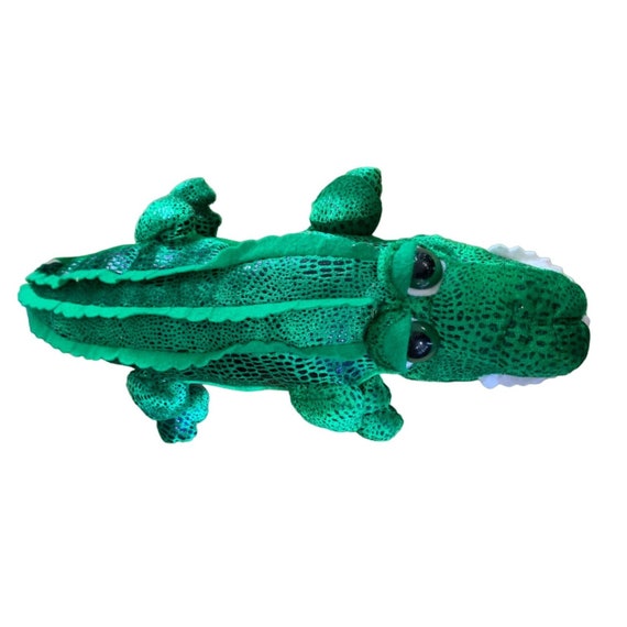 Peek A Boo Plush Stuffed Animal Doll Toy Green Alligator