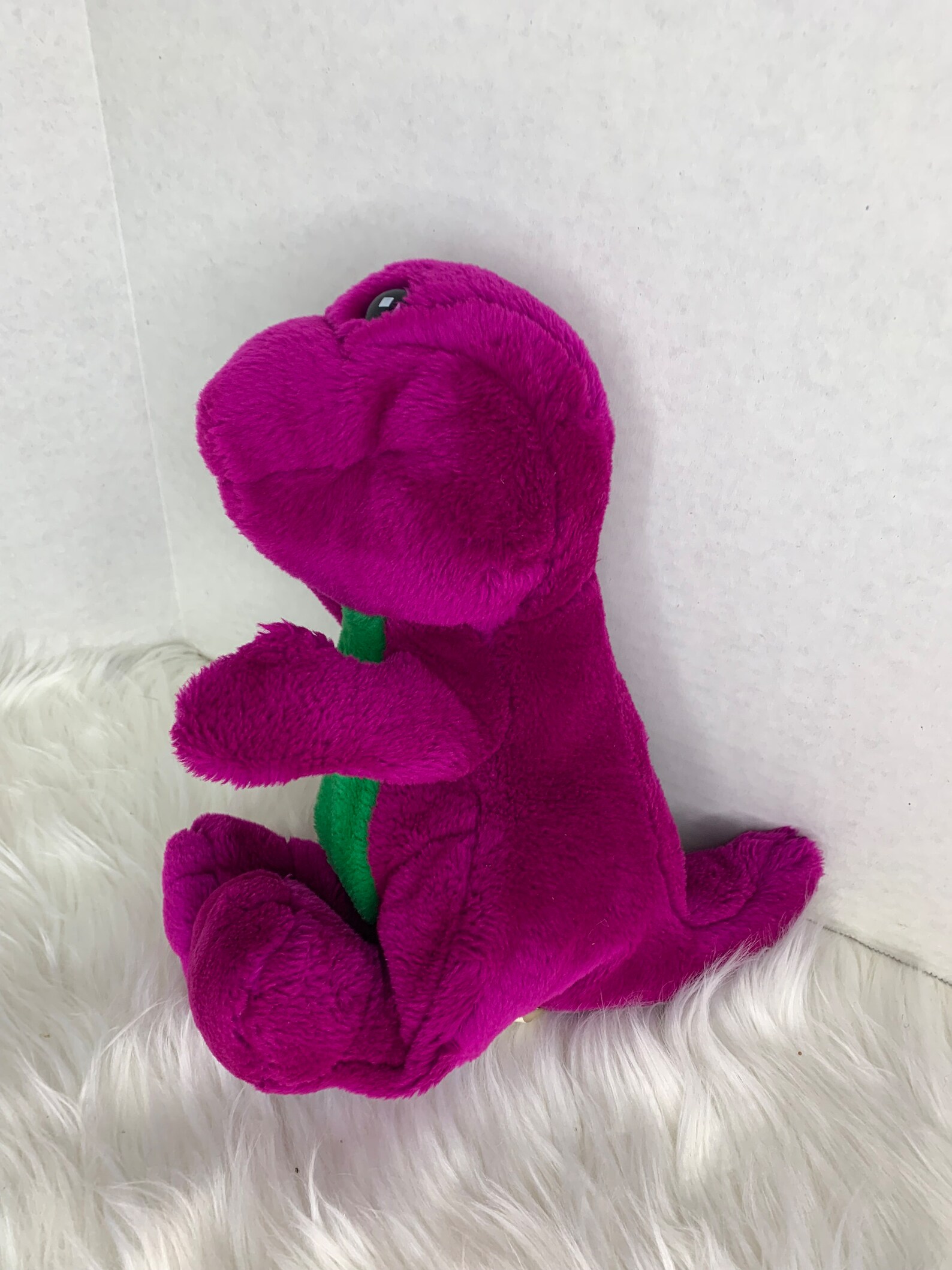Golden Bear Plush Barney Vintage Dinosaur Stuffed Animal Toy Etsy