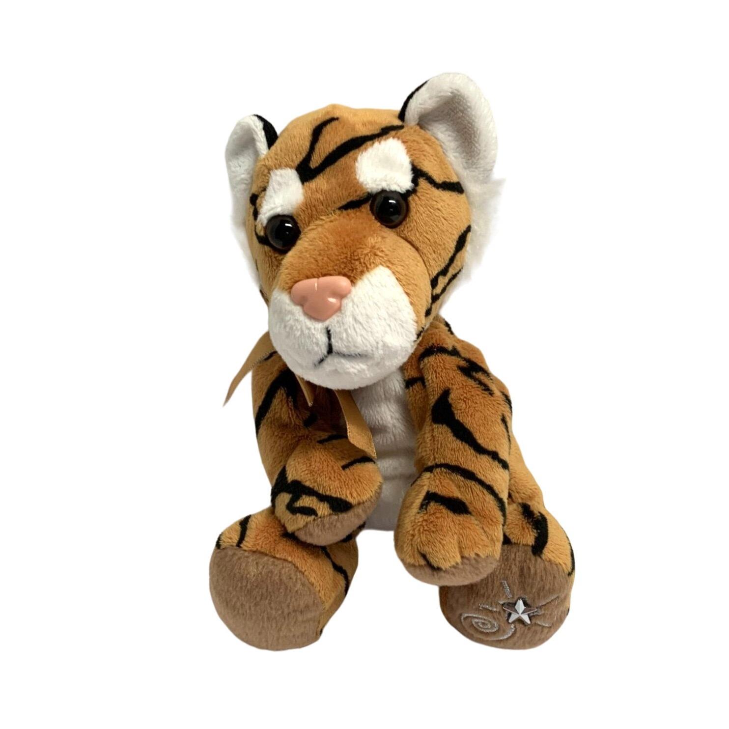 Russ Berrie Shining Stars Plush Stuffed Animal Toy Tiger Cub 7 in