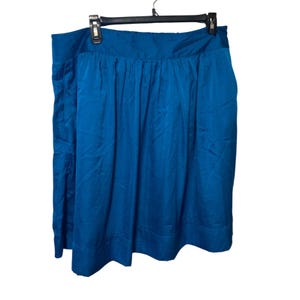 Vintage Y2k Fashion Bug Damen Größe 12 Royal Blue Rock gesäumt Business Karriere Büro Sirene Officecore Knie-Länge
