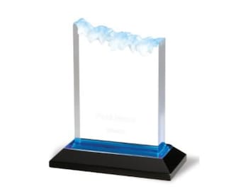 Acrylic Award, Employee Recognition Gift, Retirement Plaque, Custom Personalized Laser Engraved Award