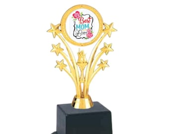 Best Mom Ever Award Gift From Kids, Award for Mothers Day or Mother Birthday Gift