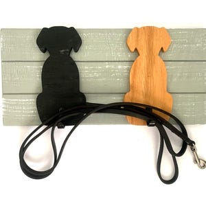 Dog Leash Holder, Two Dog Leash Holder, Doggy Wall Art, Dog Paw Shower Hooks, Dog Lead Holder, Leash Hooks, Fido Leash Holder, Dog Lead Wall