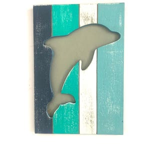 Dolphin Wood Wall Art, Coastal Decor, Beach Art, Coastal Bathroom, Dolphine Wall Art, dolphin artful,  artful dolphin Coastal Decor