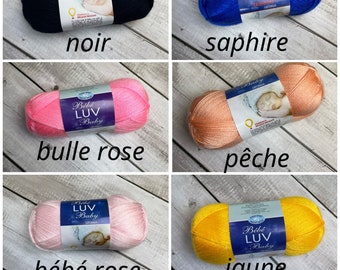 Baby Goergia yarn, Luv Baby, soft yarn , baby project, knitting for baby, acrylic yarn