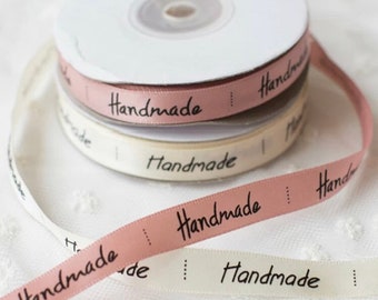 18 meters handmade ribbon, tag handmade,