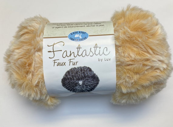 Fantastic Faux Fur Luv : 100 % Polyester, Fake Fur Yarn, 